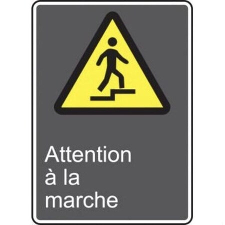 Accuform CSA SAFETY SIGN ATTENTION  LA MCSA638XP MCSA638XP